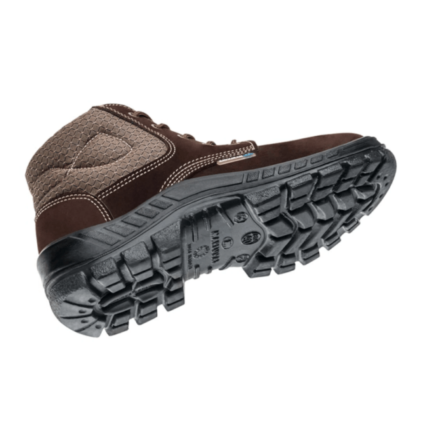 BOTA DE SEGURANÇA NOBUCK VELCRO BIDENSIDADE MARRON / CAFÉ BIQUEIRA POLIPROPILENO - Image 4