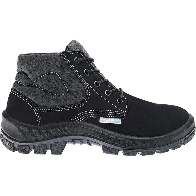 BOTA DE SEGURANÇA NOBUCK CADARÇO BIDENSIDADE MARRON / CAFÉ BIQUEIRA POLIPROPILENO - Image 2